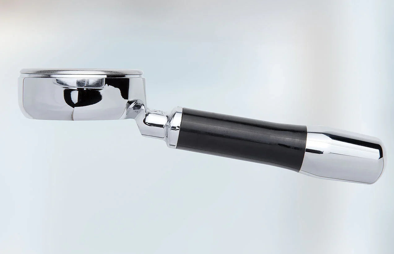 ECM Bottomless Portafilter Angled Grip with ECM Logo #89426