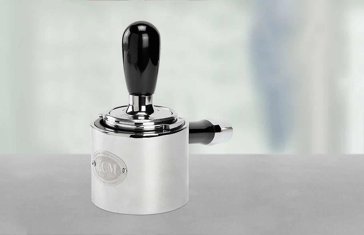 ECM Adjustable Height Tamper Station Polished Stainless Steel - 89510