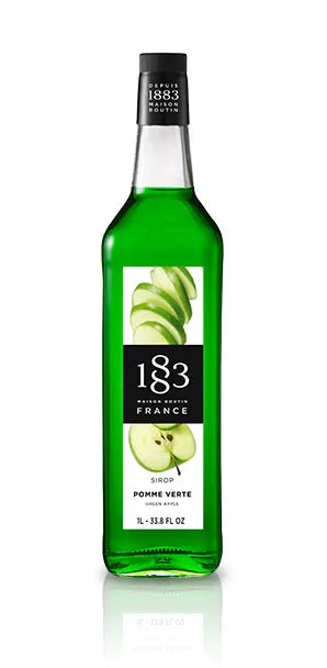 1883 Green Apple Syrup 1L Glass Bottle 1883 Green Apple Syrup 1L Glass Bottle