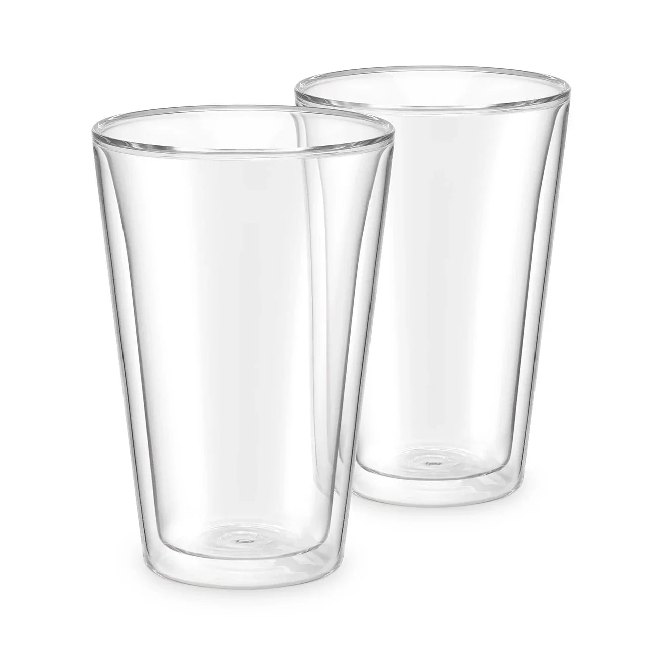 Breville the Iced Coffee Duo Dual Wall Glass Cups 400ml/13.50oz Set of 2 - BES047CLR