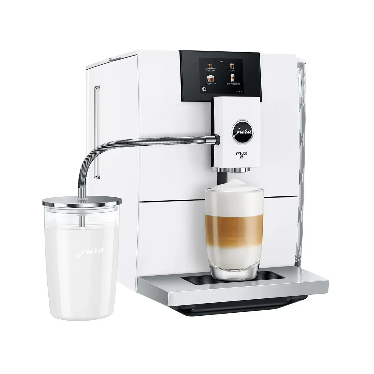 Jura - ENA 8 Superautomatic Machine Full Nordic White 2023 Version - #15495 FNW
