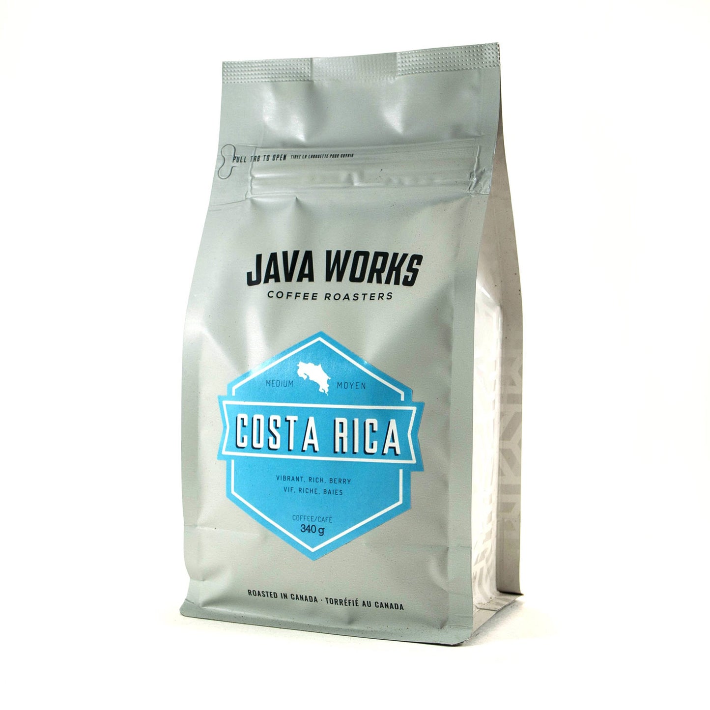 Java Works Single Origin Costa Rica Whole Beans - 12oz bag (EXP DEC. 15/21)
