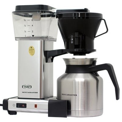 Technivorm Moccamaster - KBTS Low Profile Brewer Thermal Carafe Polished Silver - 79212
