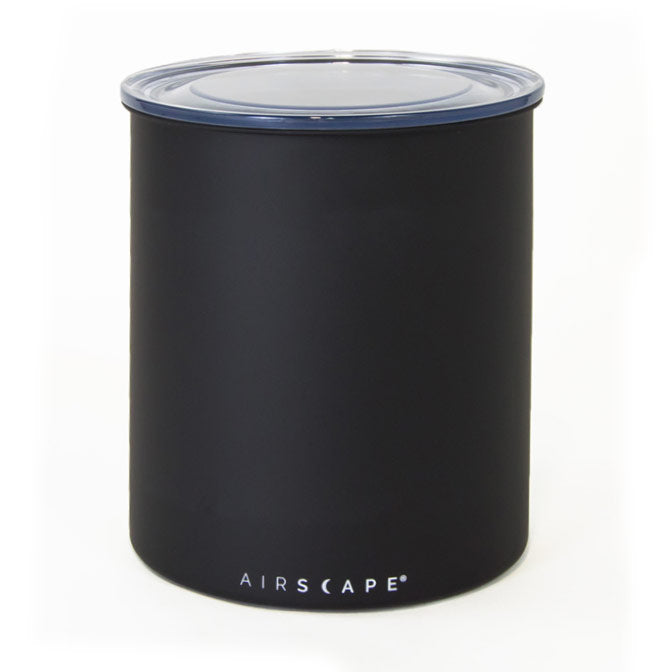 Planetary Design AirScape Kilo Galvanized Steel 80oz Large Coffee Canister 8" - Charcoal Matte Black