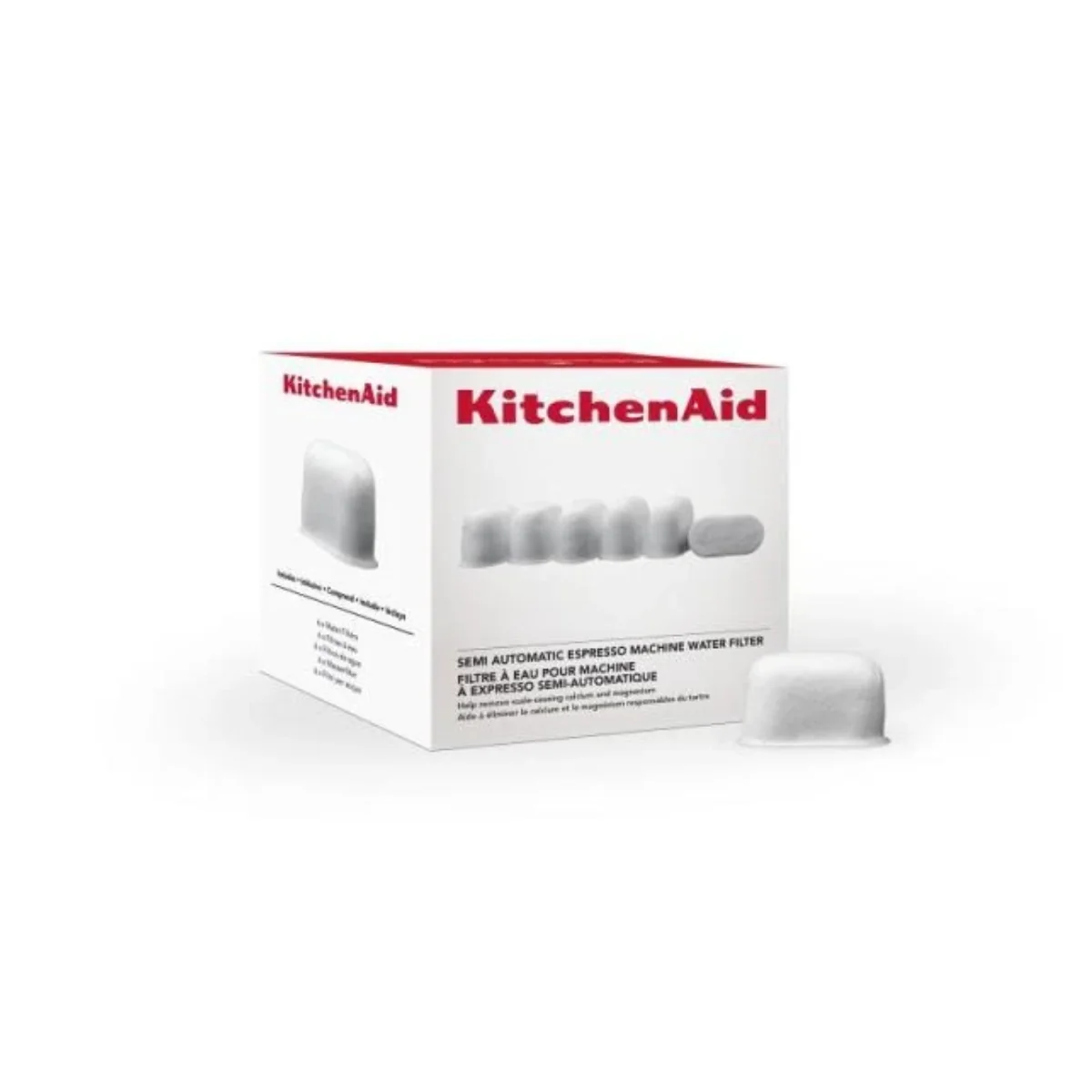 KitchenAid - Water Filters, 6 pack, for SEMI-Auto Espresso Machines, KES6551models - #KES61WF