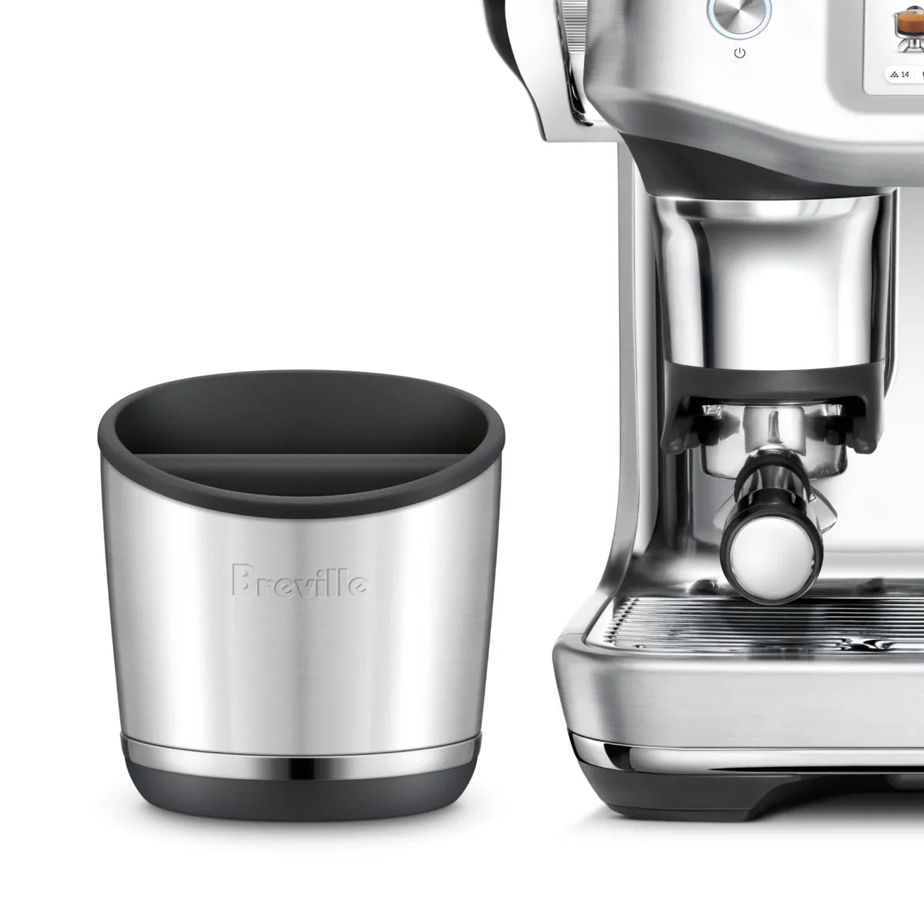 Breville The Knock Box 20 Stainless Steel Luxe Premium Design - BEA502