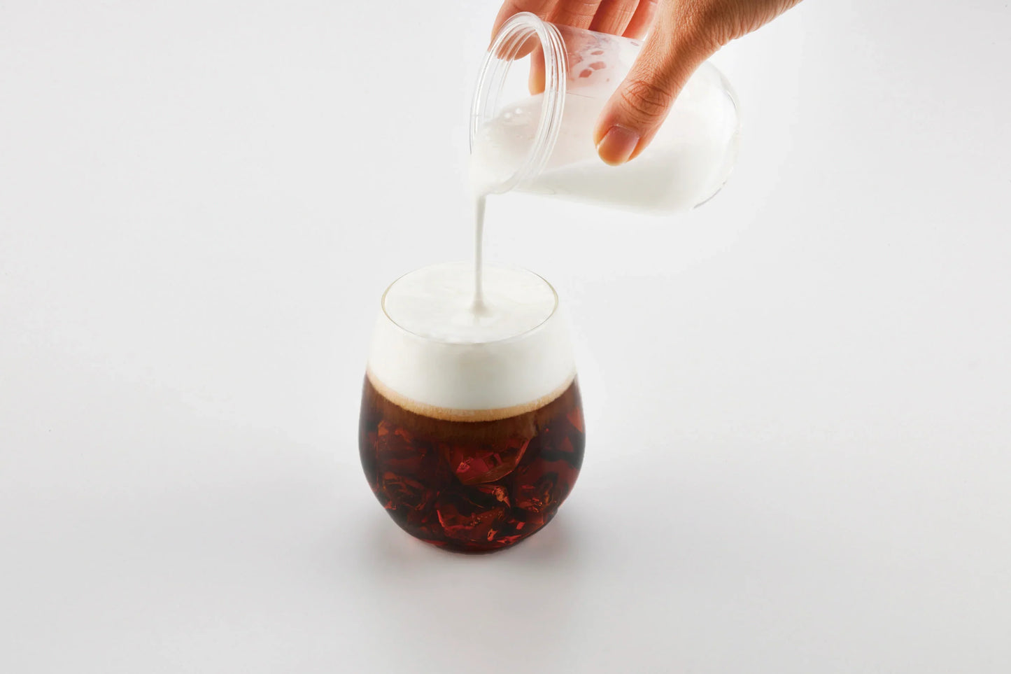 Hario Latte Shaker Milk Frother 70ml Off White - LS-70-OW