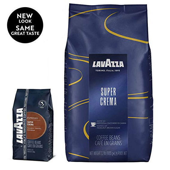 Lavazza Super Crema Espresso Beans 2.2lbs/1KG