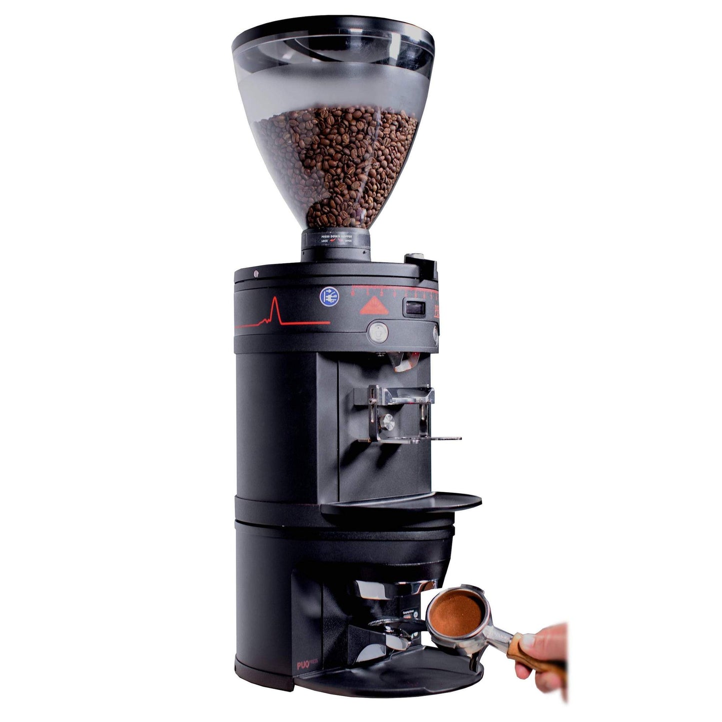 Puqpress M1 Automatic Tamper for Mahlkonig Grinders - White or Black