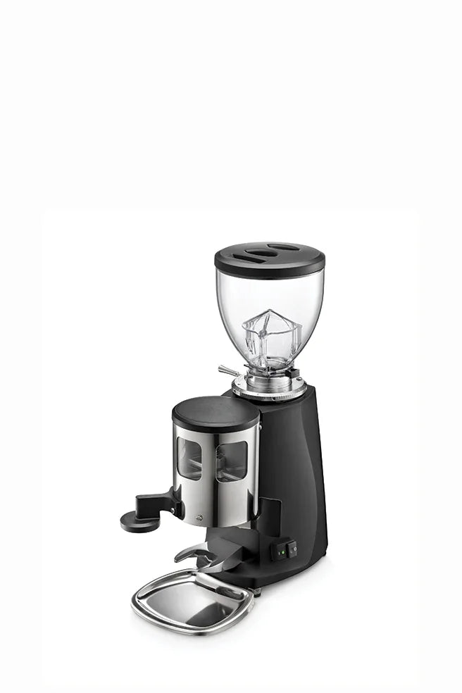 Mazzer - Mini Timer Stepless Espresso Grinder with Doser ETL Certified Black (OPEN BOX - IN STORE PURCHASE - CUSTOMER RETURN)