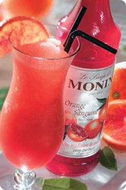 Monin Blood Orange Syrup Plastic Bottle 1L