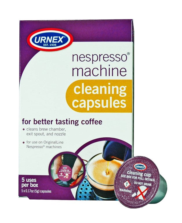 Urnex Nespresso Machine Cleaning Capsules 5-pack