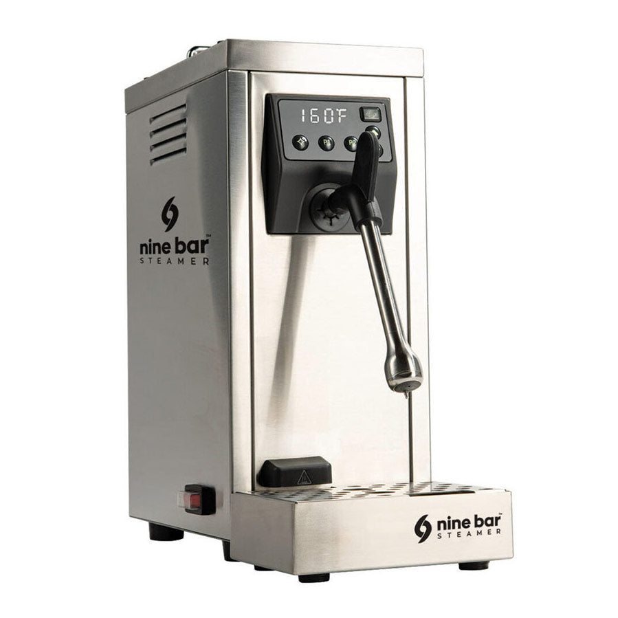 Nine Bar Stand Alone Steam Wand Milk Frothing Unit, aka WPM Welcome Pro & manufactured by WPM #9B-110-MS-130T