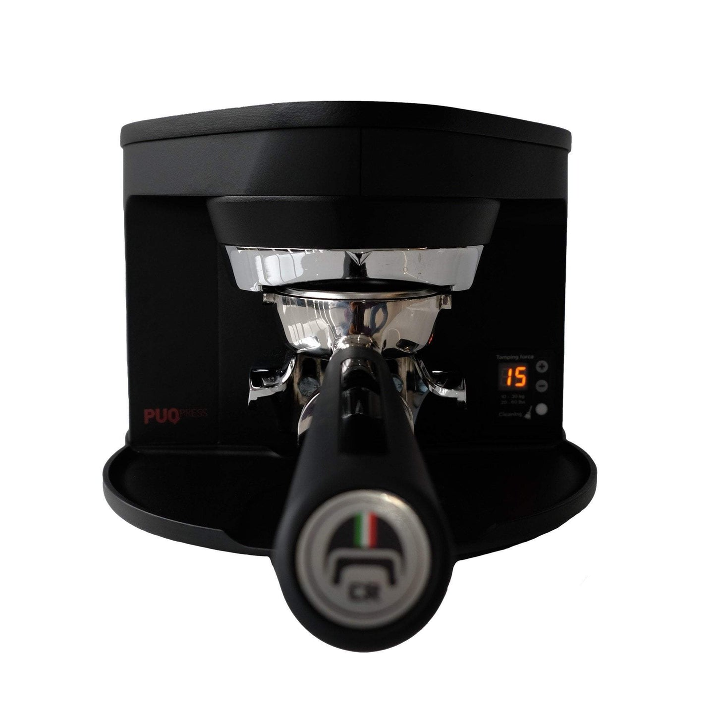 Puqpress M1 Automatic Tamper for Mahlkonig Grinders - White or Black