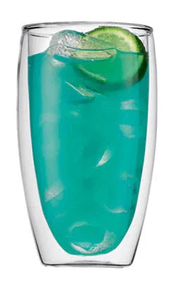 Bodum Pavina Doublewall Glass Cup 15 oz - Set of 2