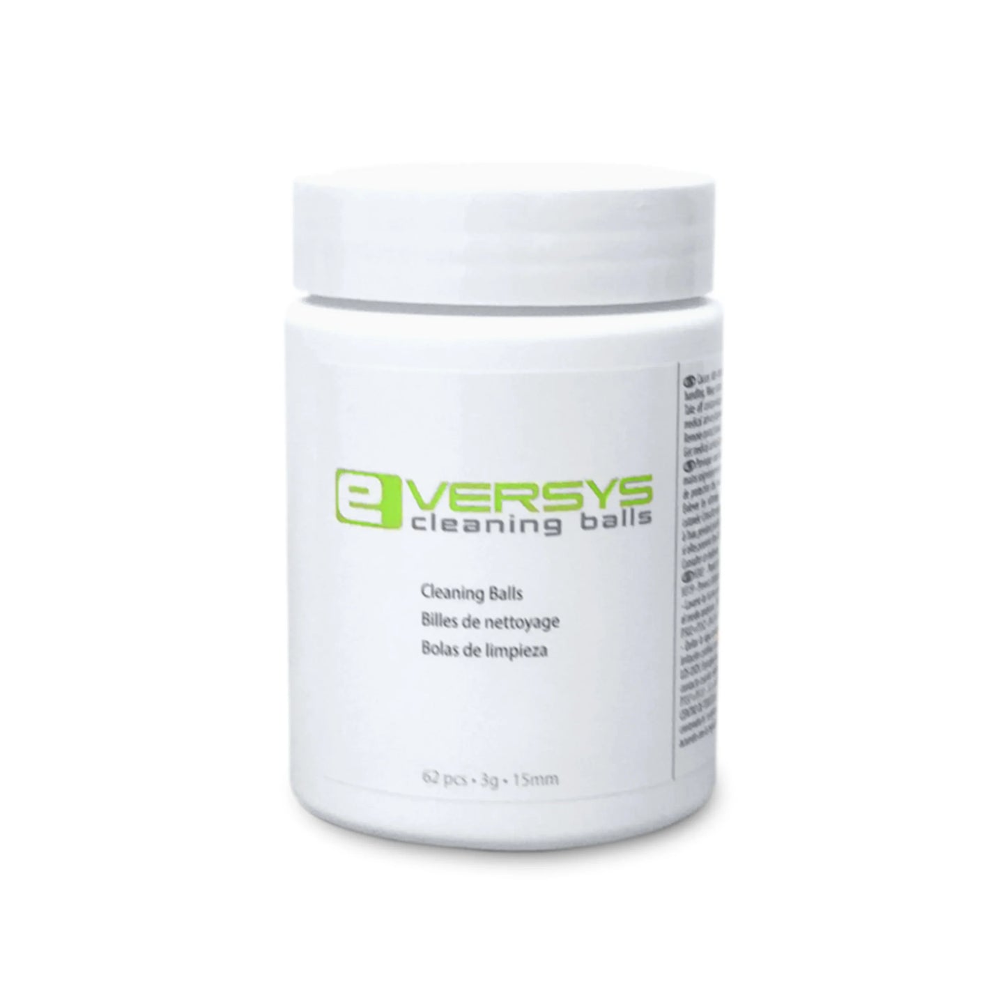 Eversys Milk - Warm Clean - Cleaning Tablets (62 pcs) 9.2g # 5500111066