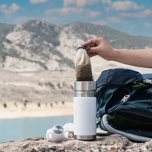 Toddy GO Cold Brew Coffee Brewer White & Stainless Steel 25 oz / 0.75L - TGB-W