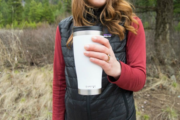 BruTrek by Planetary Design Adventure Tumbler 16oz Snowflake White - TM1316