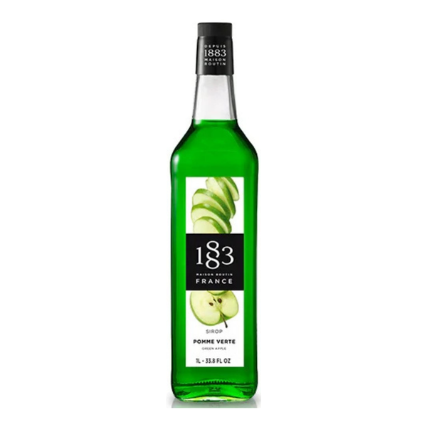 1883 Green Apple Syrup 1L Glass Bottle 1883 Green Apple Syrup 1L Glass Bottle