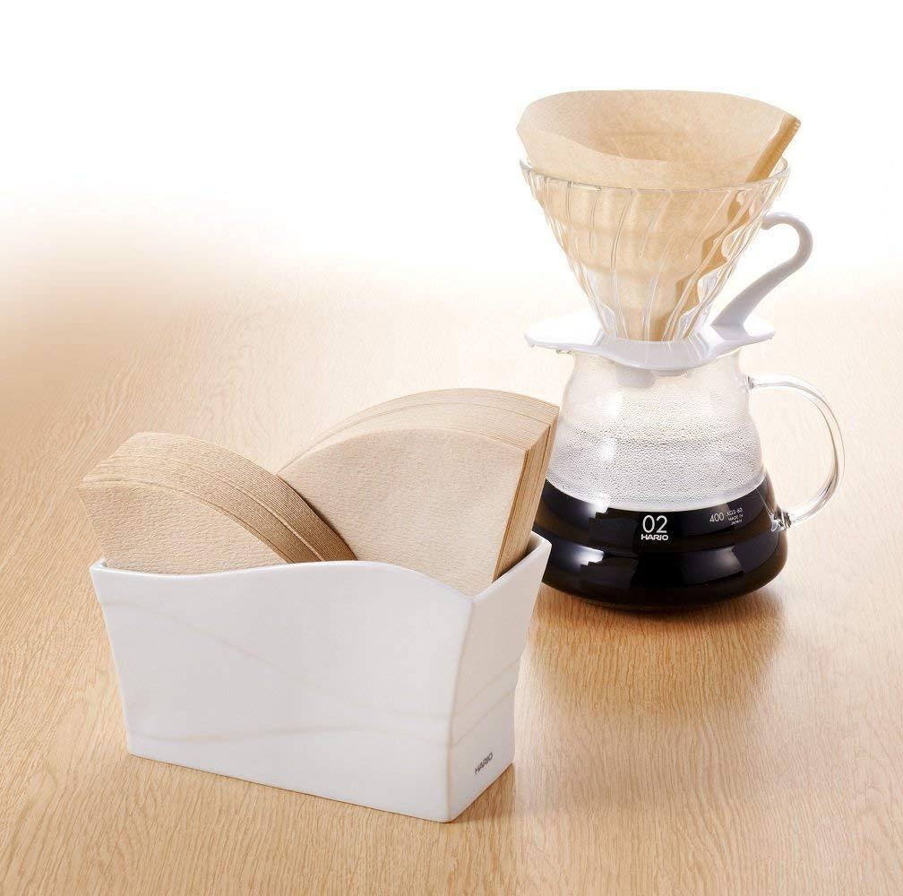 Hario V60 White Porcelain Paper Filter Stand - VPS-100W