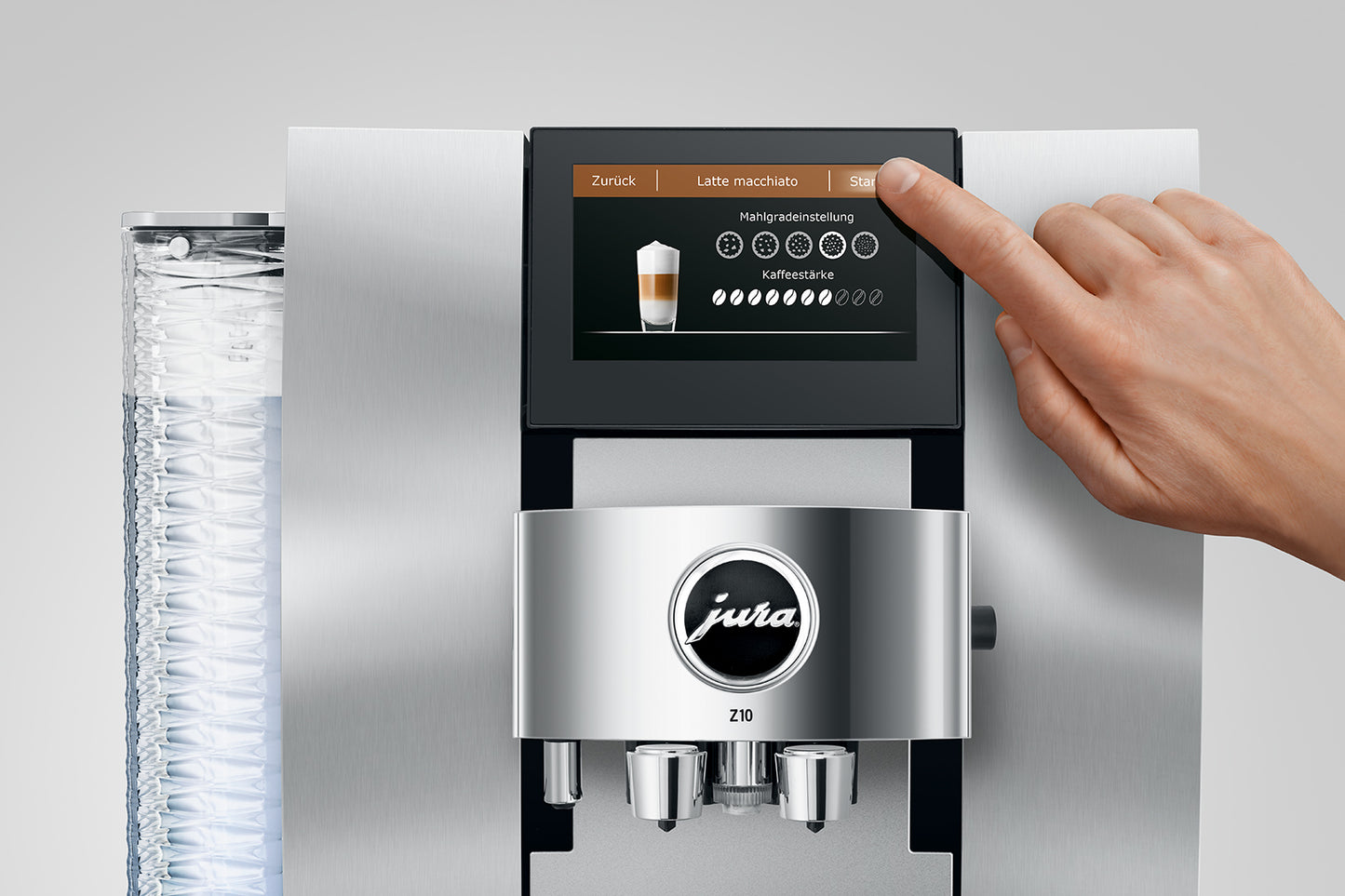 Jura Z10 Super Automatic Espresso Machine - Aluminum White 15361