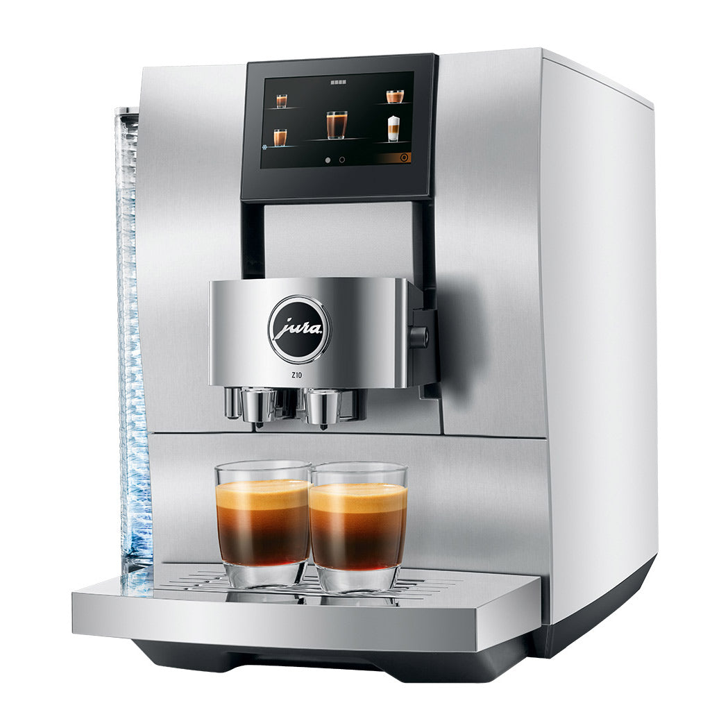 Jura - Z10 Super Automatic Espresso Machine - Aluminum White #15361