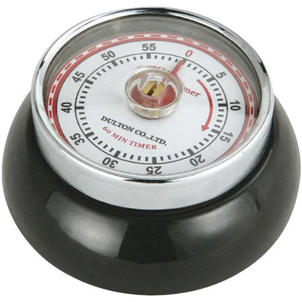 Zassenhaus Retro Kitchen Timer Black - M072310