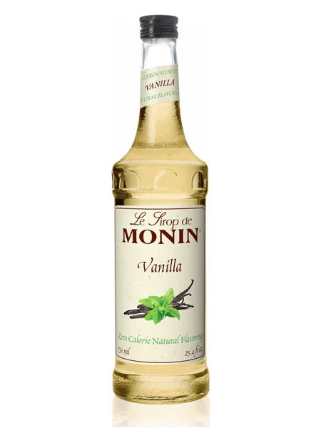Monin ZERO Calorie Natural Vanilla Syrup 750ml