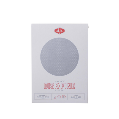 Able Brewing Disk Aerobie Aeropress Stainless Steel Coffee Filter - Fine