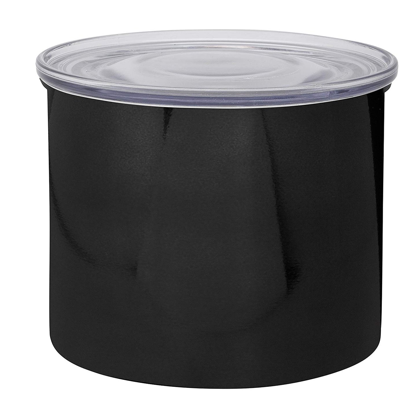 Planetary Design AirScape Classic Stainless Steel 32oz Coffee Canister 4" - Obsidian Black with Smoke Lid