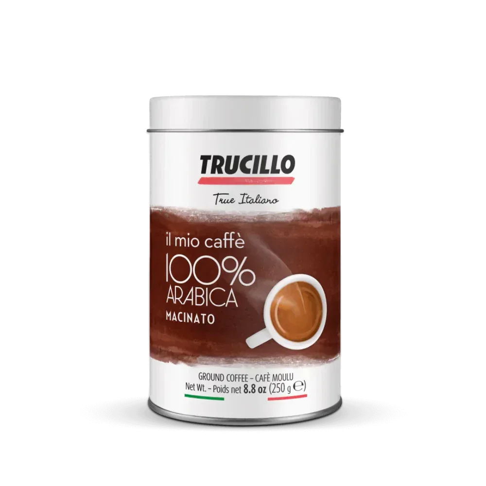 Trucillo Il Mio Caffe 100% Arabica Ground Coffee - NEW 250g TIN