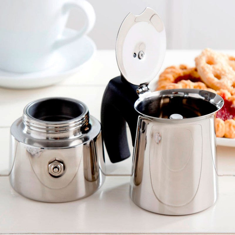 Bialetti Musa 10 Cup Stainless Steel Stovetop Espresso Maker