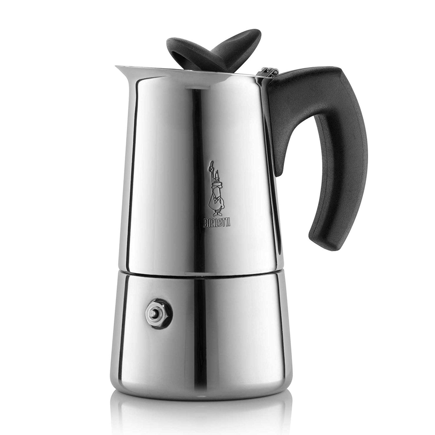 Bialetti Musa 4 Cup Stainless Steel Stovetop Espresso Maker