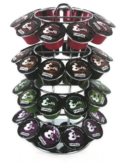 Caffitaly Capsule Holder Carousel Rack