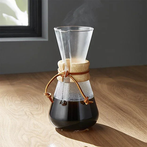 Chemex Classic Series 3 Cup Glass Coffee Maker