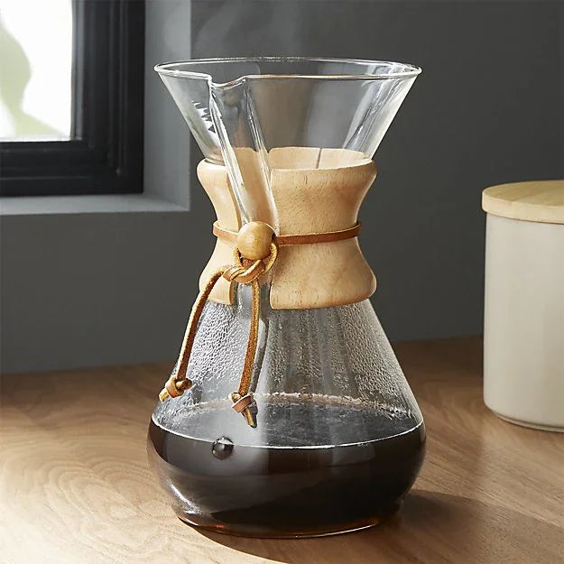 Chemex Classic Series 8 Cup Glass Coffee Maker