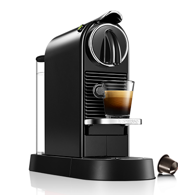 Delonghi Nespresso Citiz BLACK Single Serve Espresso Machine EN167BCA