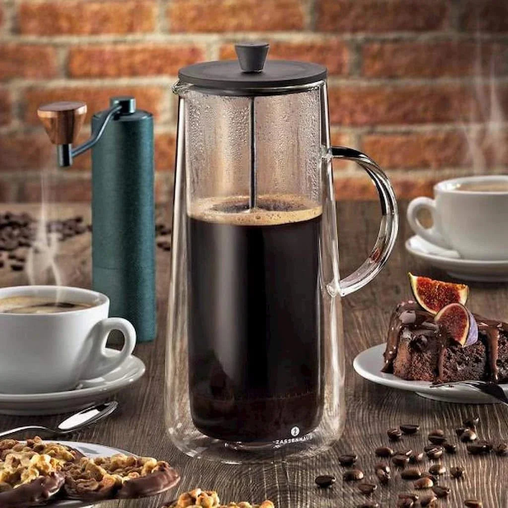 Zassenhaus Aroma Press Double Walled French Press Coffee Maker - 8 cups / 34 fl. oz. - M045024