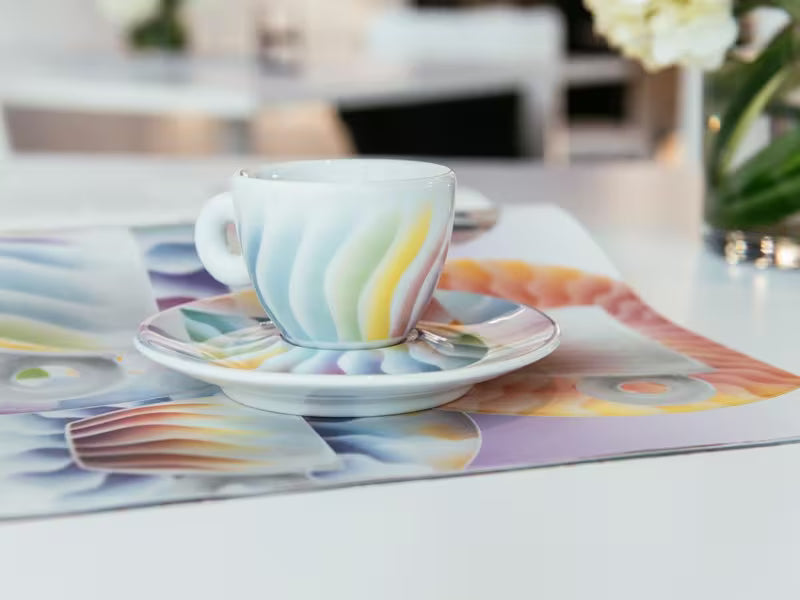 illy Art Collection Espresso Cups and Saucers by Judy Chicago - Set of 4 - 24625