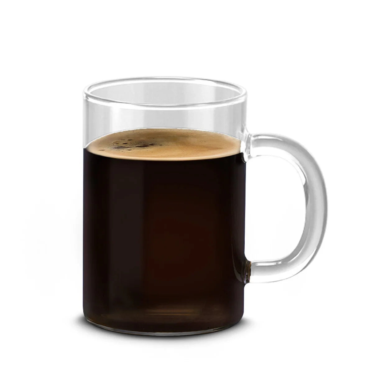 Delonghi Long Coffee Glasses with Handle 250ml/8.5oz Set of 2 - DLSC320