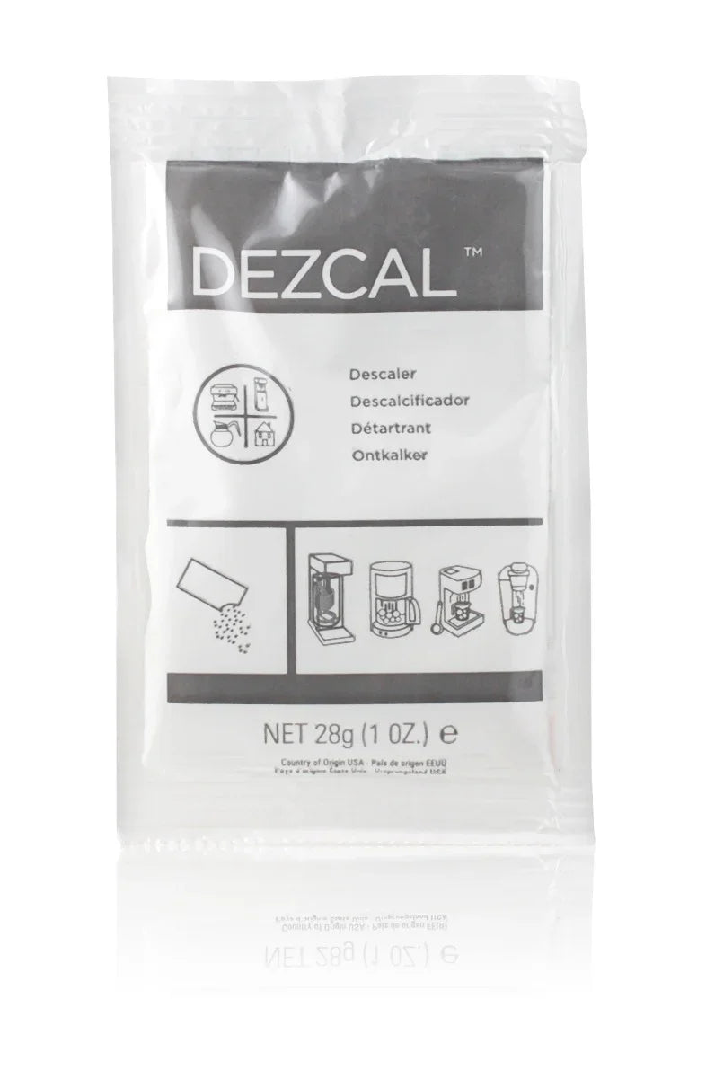 Urnex Dezcal Coffee and Espresso Machine Descaling Powder Packet
