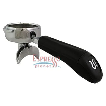 Rancilio Double Spout Portafilter (09) with Ergonomic Handle #10-071-137