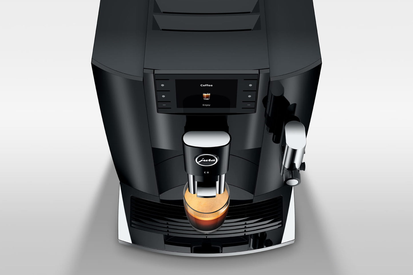 Jura E8 2024 Superautomatic Espresso Machine Piano Black - 15648