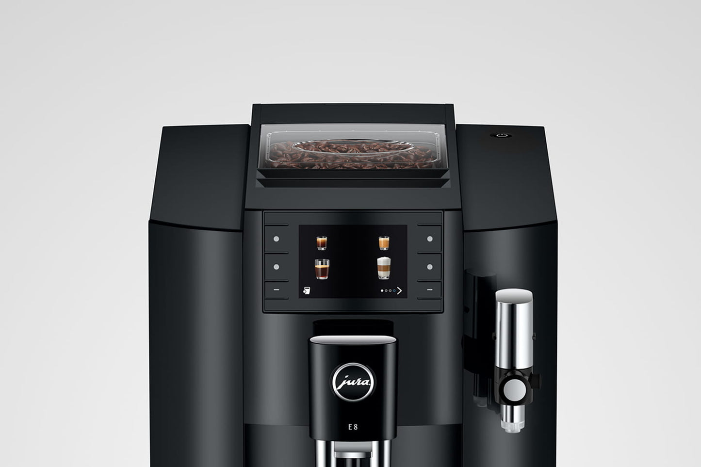 Jura E8 2024 Superautomatic Espresso Machine Piano Black - 15648