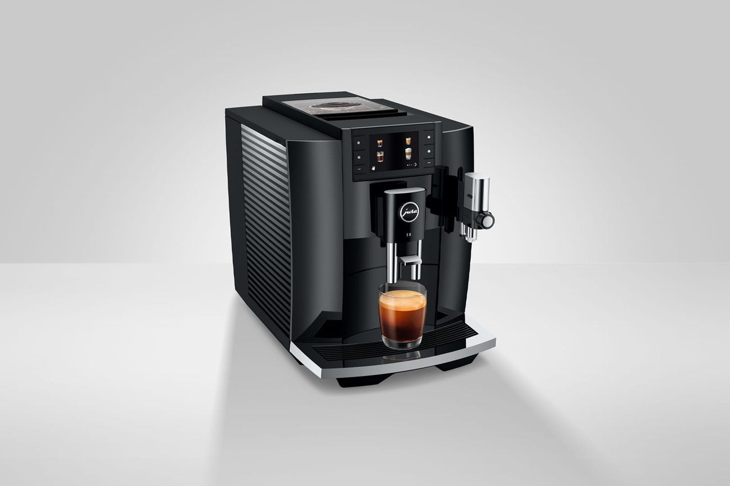 Jura E8 2024 Superautomatic Espresso Machine Piano Black - 15648