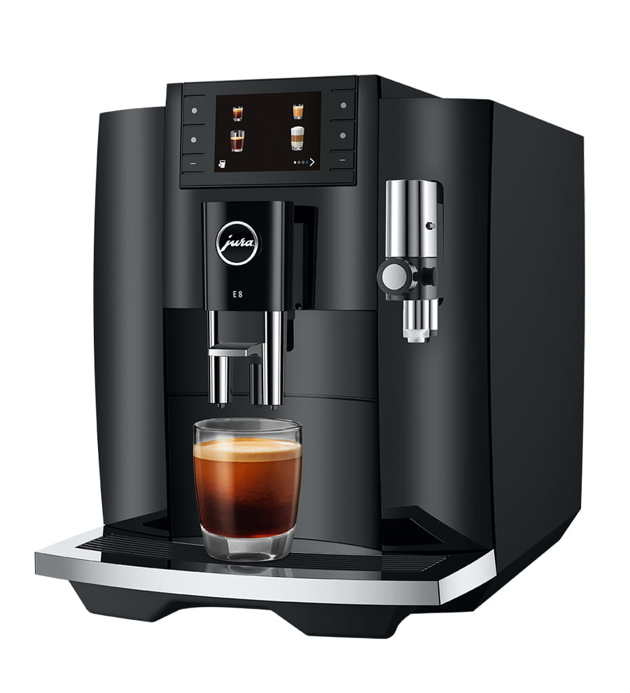 Jura E8 2024 Superautomatic Espresso Machine Piano Black - 15648