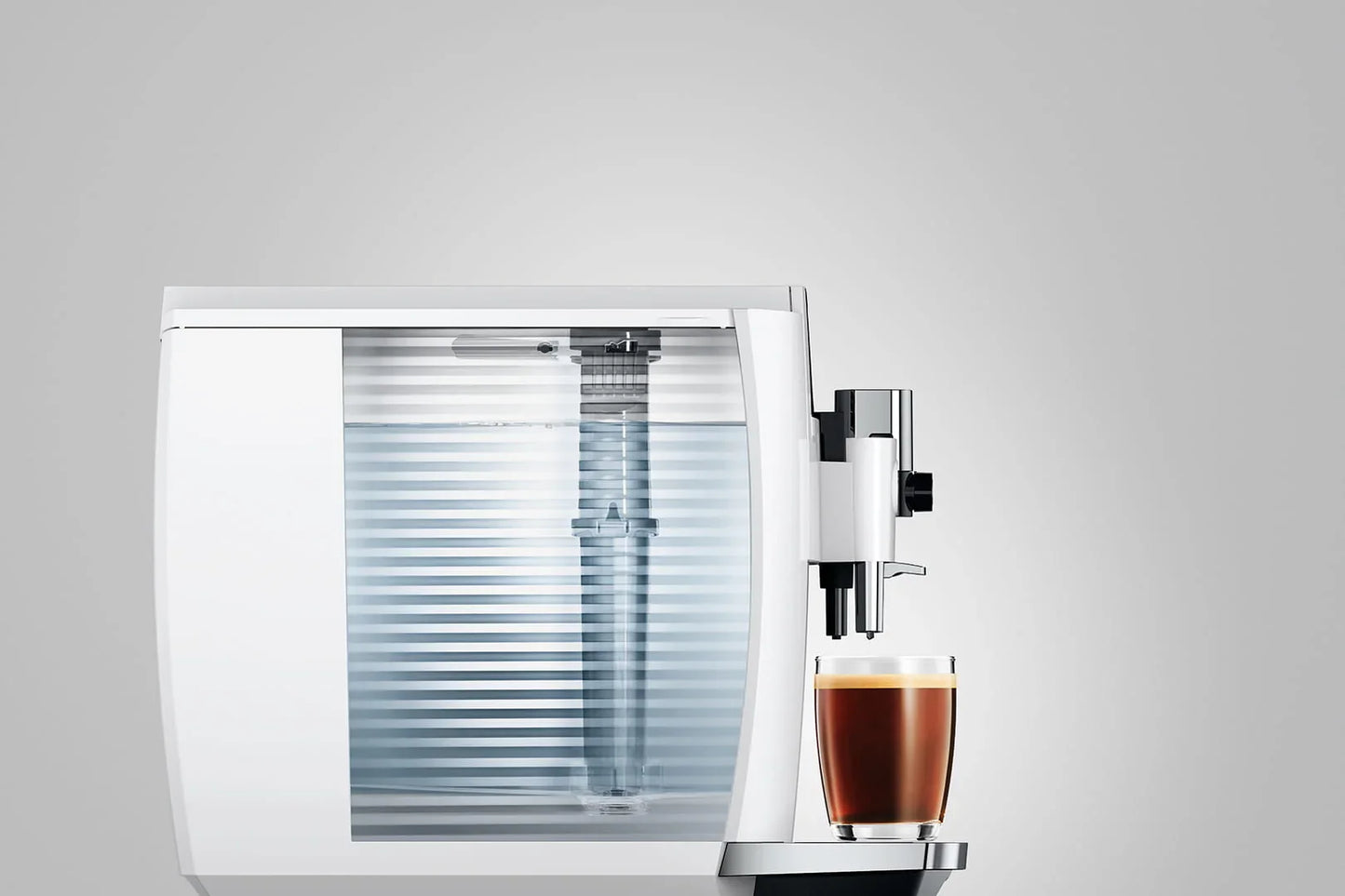 Jura E8 2024 Superautomatic Espresso Machine Piano White - 15683