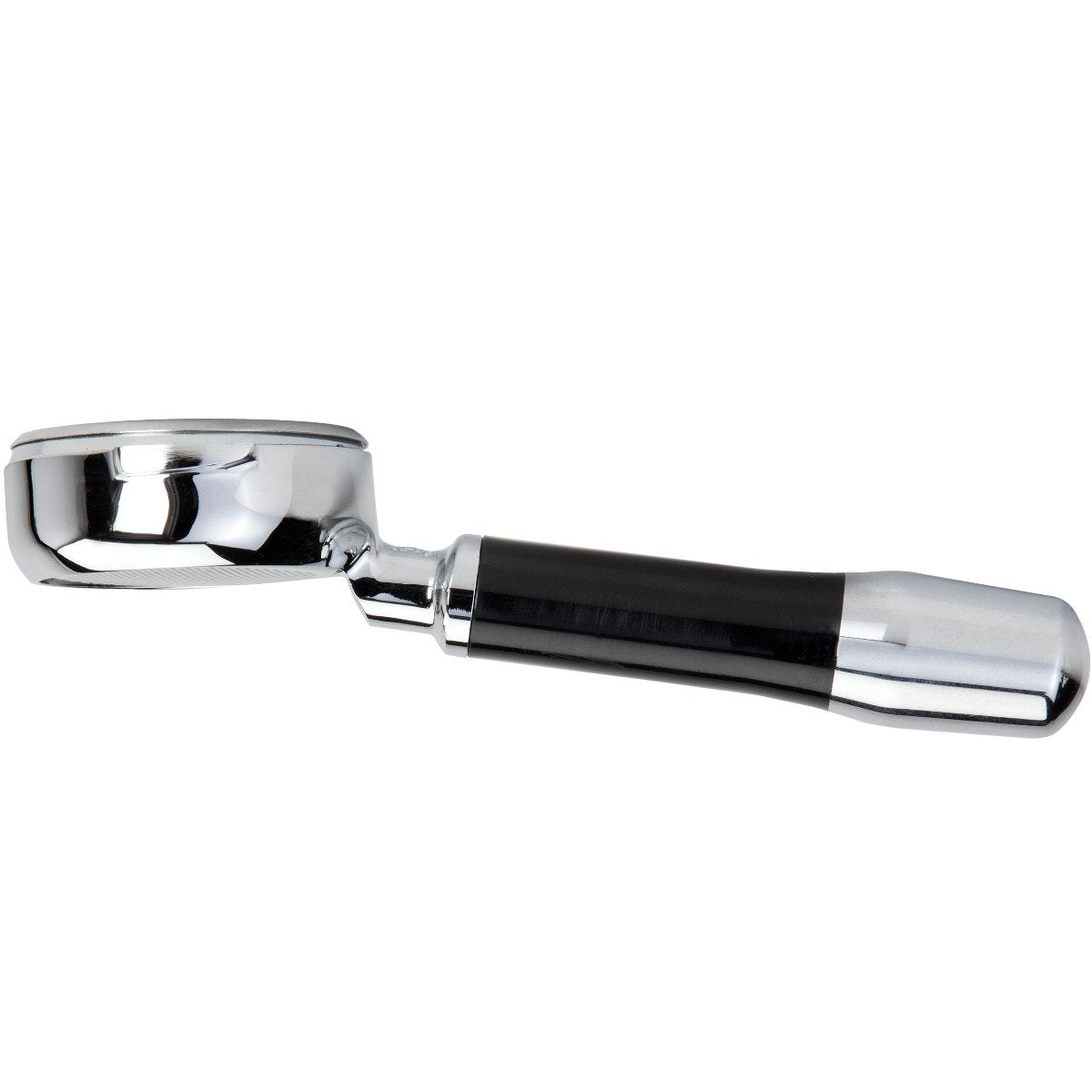 ECM Premium Bottomless Stainless Steel Portafilter with Ergonomically Angled Grip - 89476