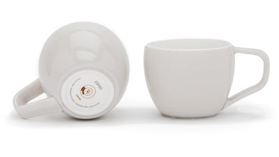 Espro Tasting Cup Set with Acacia Wood Tray - White Finish TC1