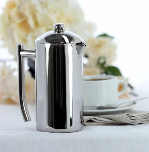 Frieling French Press in Stainless Steel 36oz - Mirrored (Polished) DUAL FILTER #0104